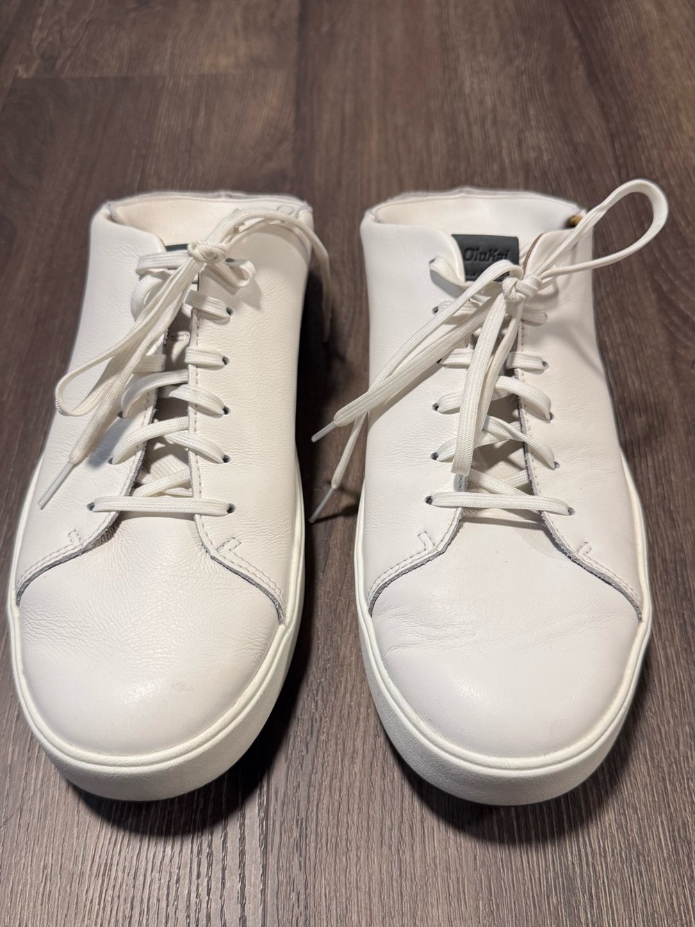 Olukai Wai‘alae White Premium Leather Golf Shoes Men’s Size 13 Casual Shoes